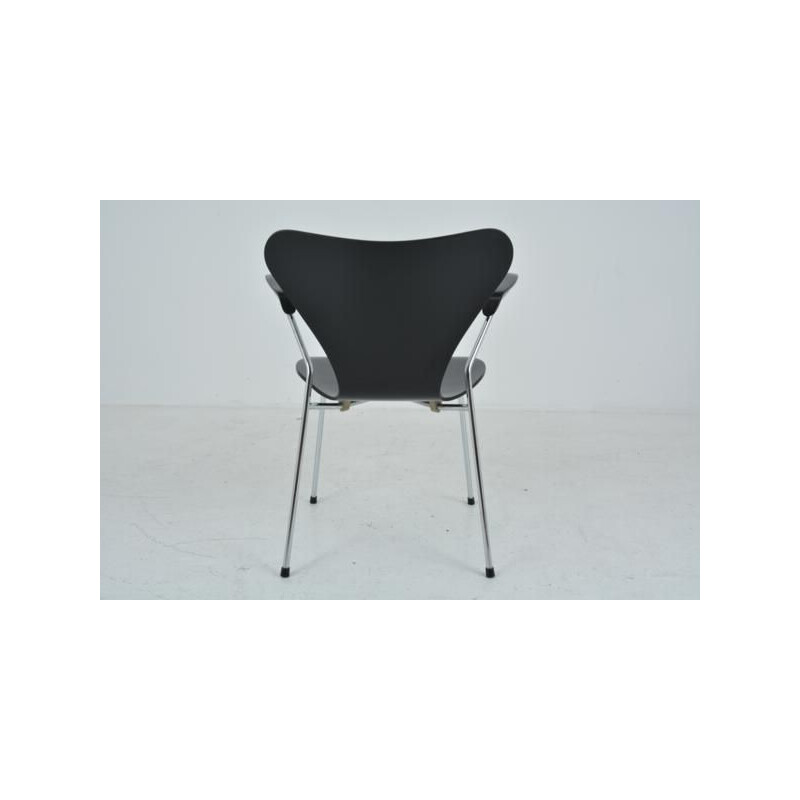 Chaise vintage avec accoudoirs par  Arne Jacobsen pour Fritz Hansen