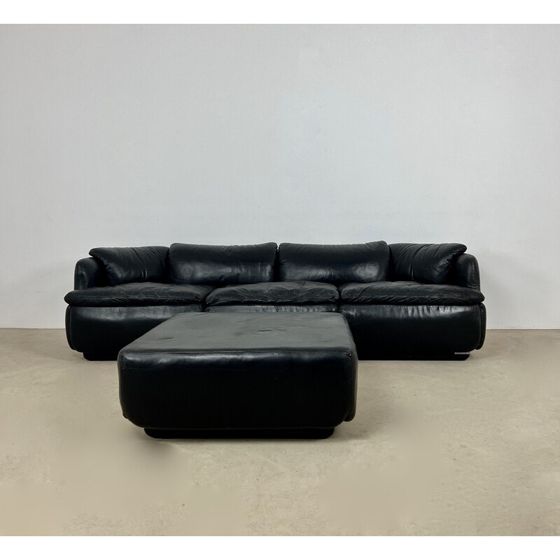 Confidential vintage sofa by Alberto Rosselli for Saporiti Italia