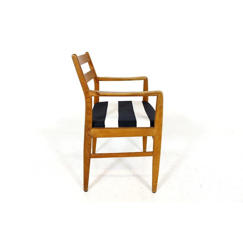 Vintage oakwood armchair by G&T, Ateljé Glas & Trä, Sweden 1960