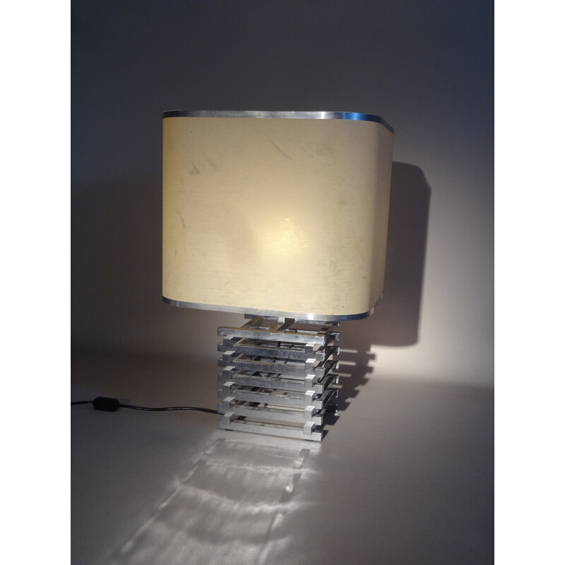 Lamp in chrome metal - 1970s