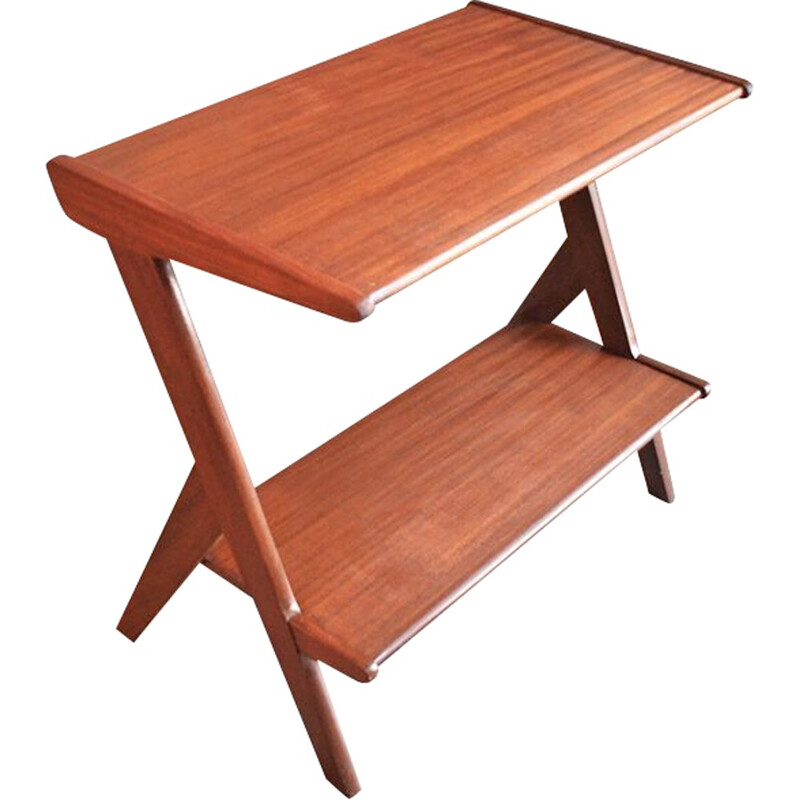 Dutch side table in teak wood, Louis VAN TEEFFELEN - 1960s