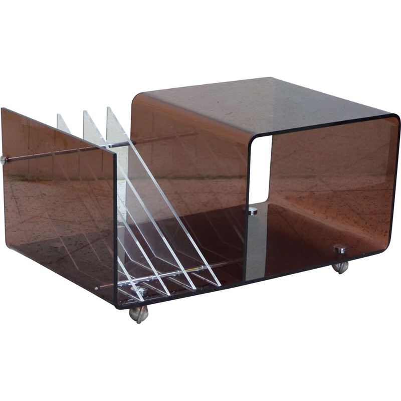 Roche Bobois console table in plexiglass, Michel DUMAS - 1970s