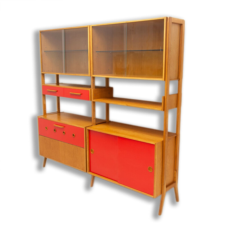 Mid century wall shelf system by František Jirák, Czechoslovakia 1960s