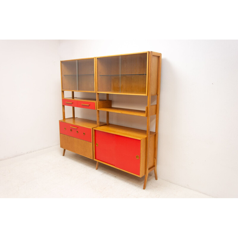 Mid century wall shelf system by František Jirák, Czechoslovakia 1960s