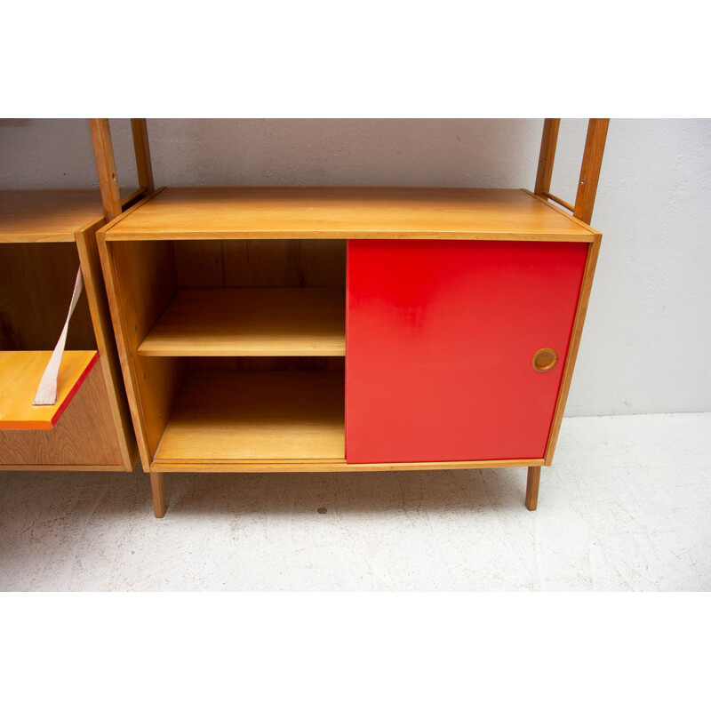 Mid century wall shelf system by František Jirák, Czechoslovakia 1960s