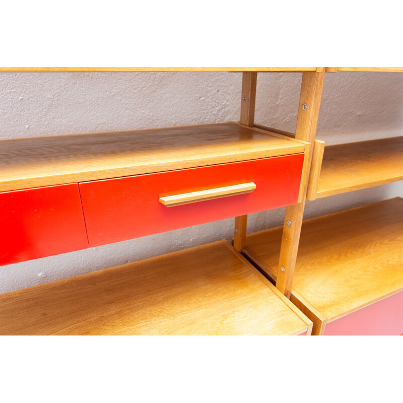 Mid century wall shelf system by František Jirák, Czechoslovakia 1960s