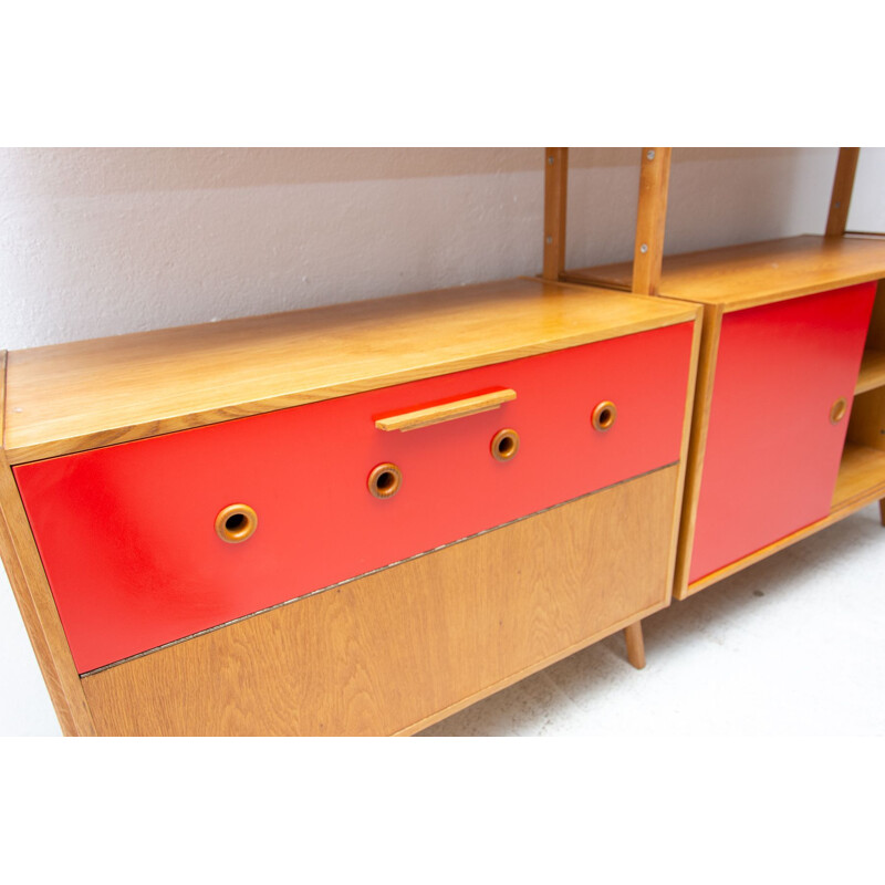 Mid century wall shelf system by František Jirák, Czechoslovakia 1960s