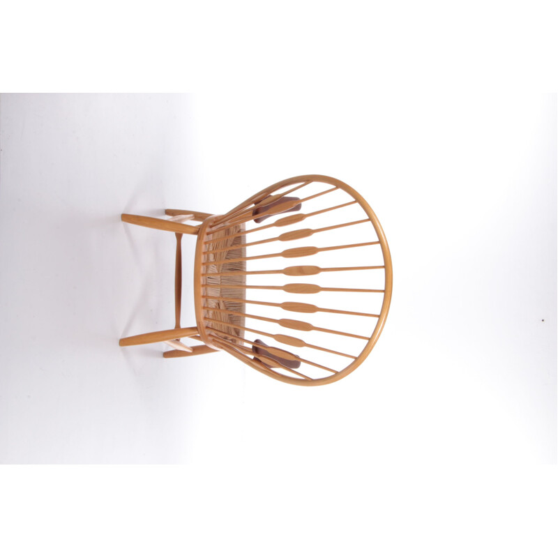 Vintage Jh-550 peacock armchair by Hans J. Wegner for Johannes Hansen, Denmark 1960