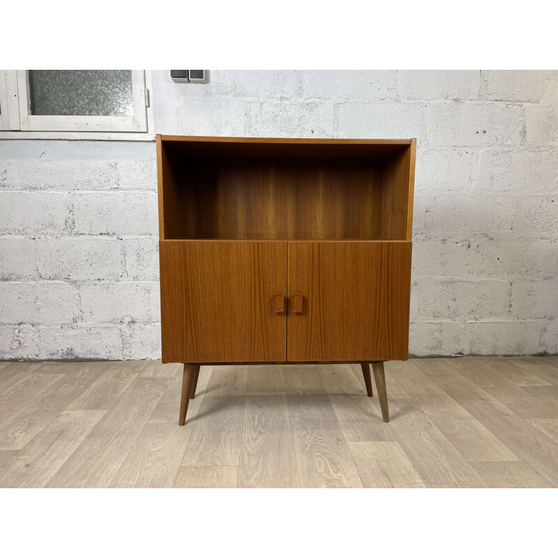 Scandinavian vintage teak bookcase, 1960