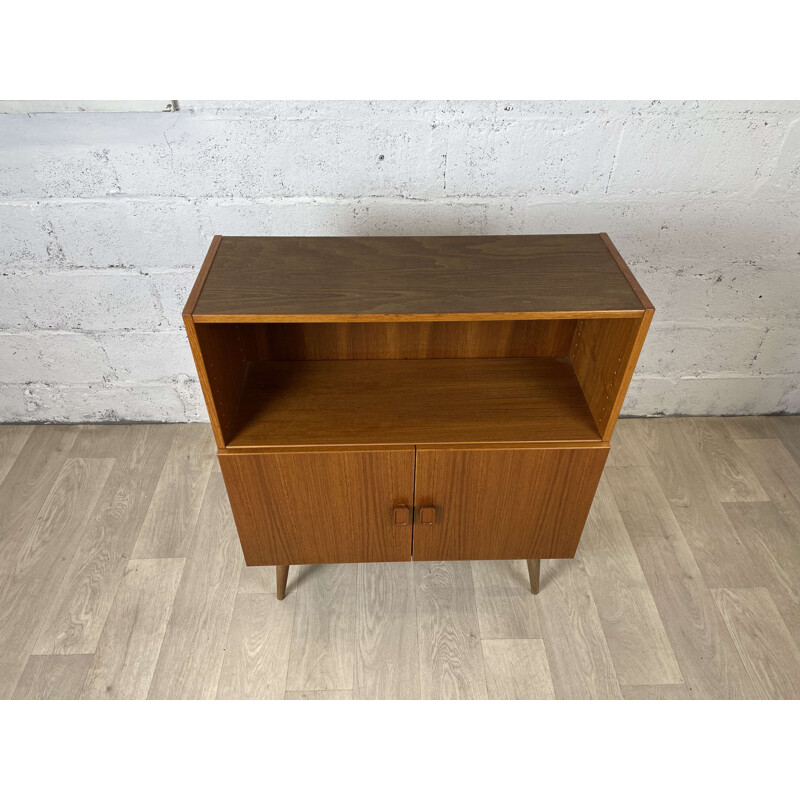 Scandinavian vintage teak bookcase, 1960