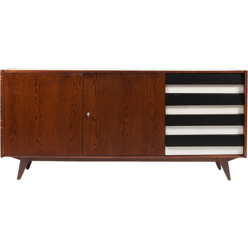 Mid century sideboard "U-460" with drawers, Jiri JIROUTEK - 1960s