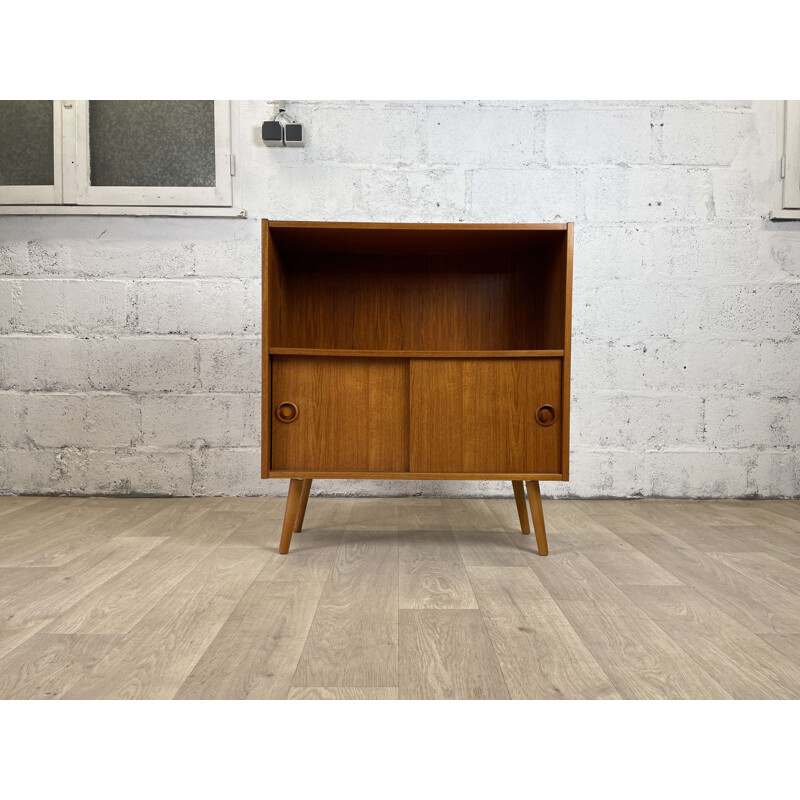 Scandinavian vintage teak bookcase, Denmark 1960