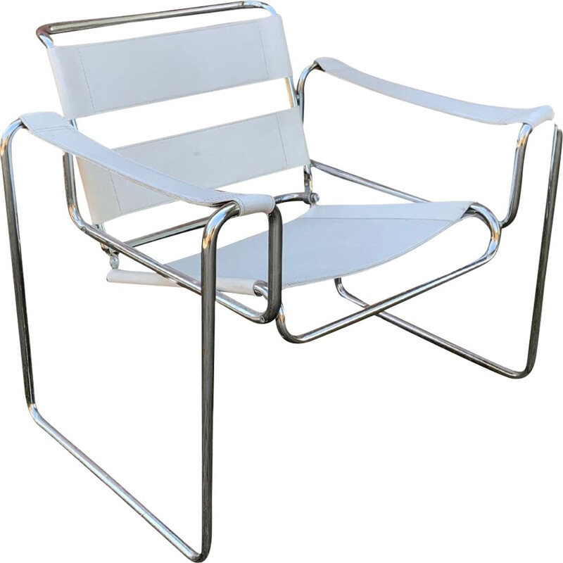 Vintage Wassily Bauhaus cantilever armchair by Marcel Breuer, Germany 1960