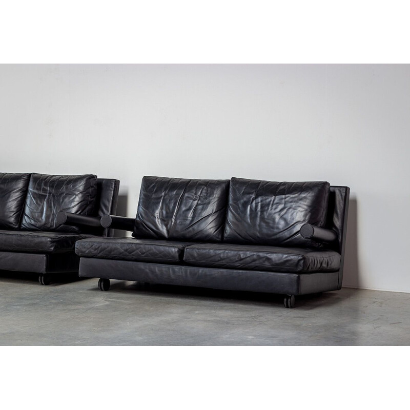 Vintage two seater sofa Baisity by Antonio Citterio for B&B Italia, 1980s