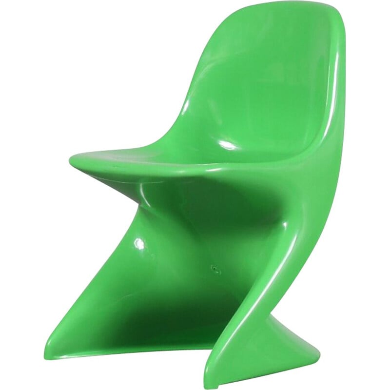 Chaise pour enfant "Casalino" vintage verte par Alexander Begge pour Casala, Allemagne 2000