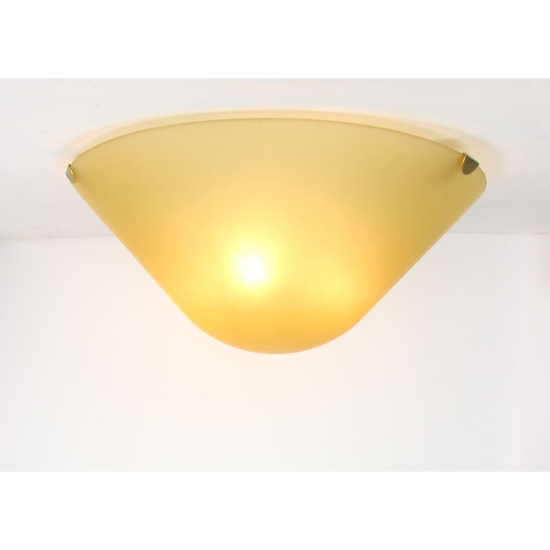 Vintage Murano VeArt ceiling lamp by Venezia