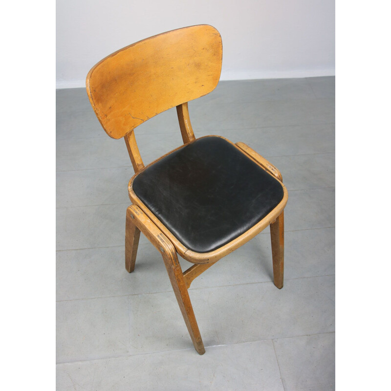 Vintage Italiaanse lederen Butterfly fauteuil