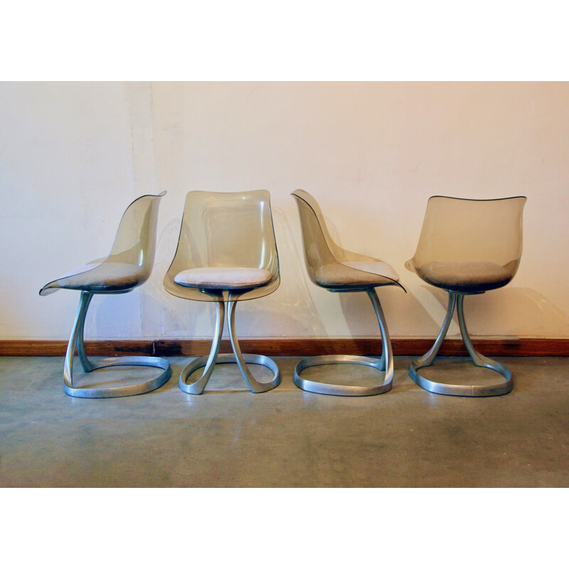 Vintage dining set by Maurice Burke for Arkana, 1960-1970