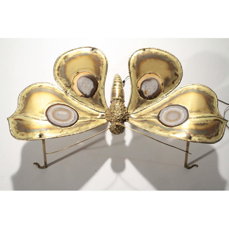 Très grand luminaire sculptural papillon, Jacques DUVAL-BRASSEUR - 1970