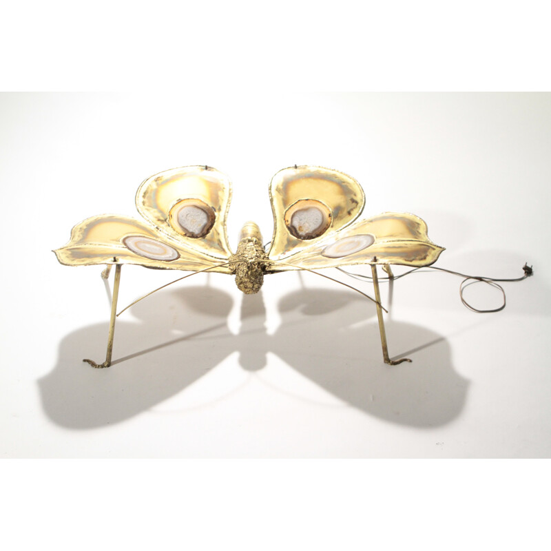 Très grand luminaire sculptural papillon, Jacques DUVAL-BRASSEUR - 1970