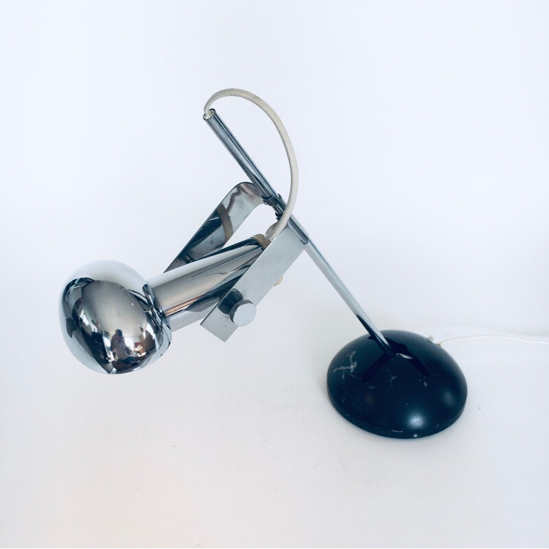 Vintage T395 desk lamp by Robert Sonneman for Luci Cinisello, Italy 1970s