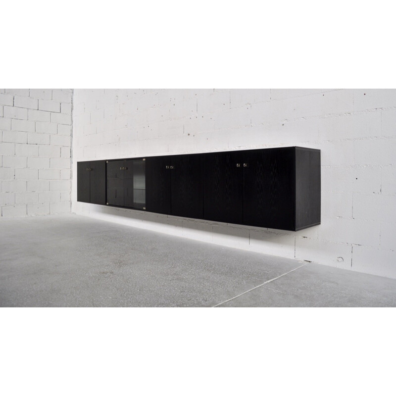 Berg wall sideboard in oakwood, Horst BRUNING - 1974