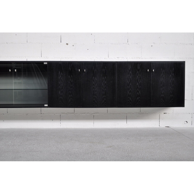 Berg wall sideboard in oakwood, Horst BRUNING - 1974