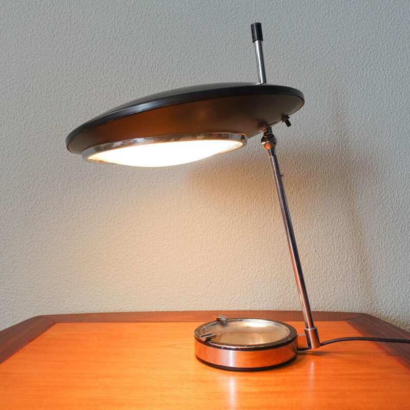 Lampe vintage modèle 567 en laiton par Oscar Torlasco pour Lumi Milano, Italie 1959