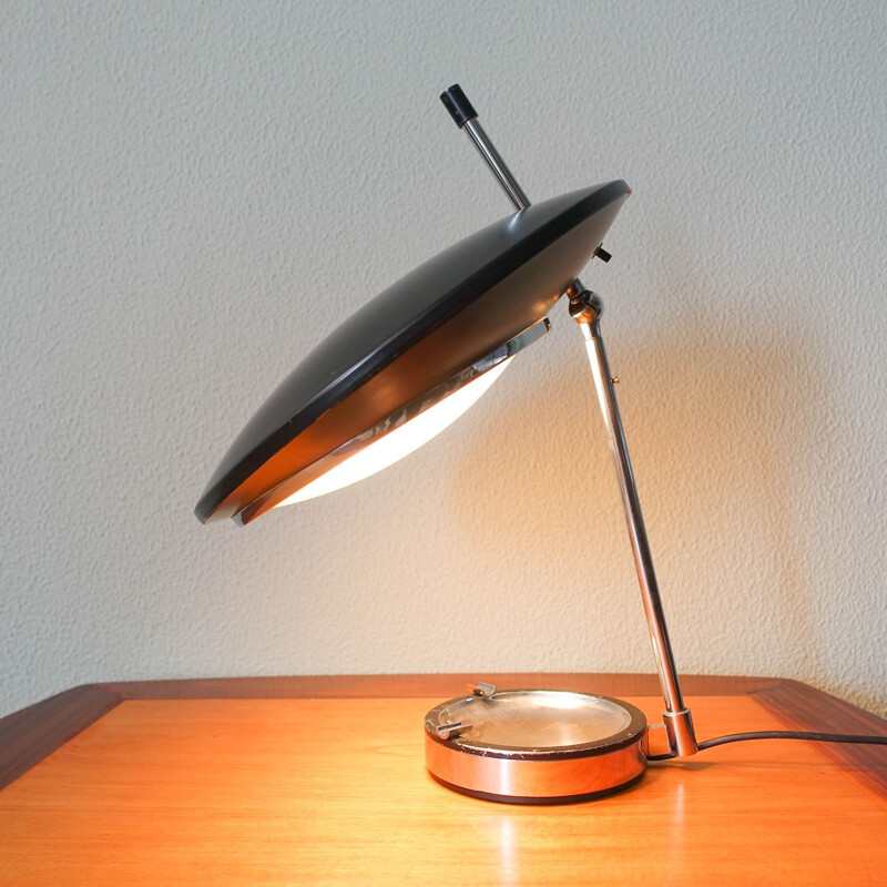 Lampada d'epoca modello 567 in ottone di Oscar Torlasco per Lumi Milano, Italia 1959