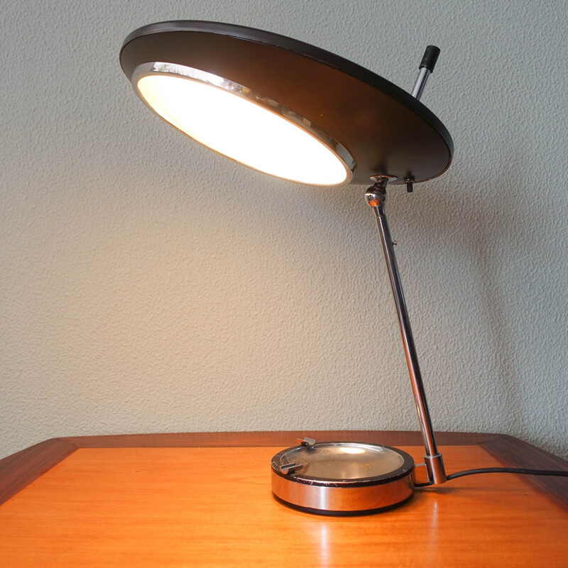 Vintage-Lampe Modell 567 aus Messing von Oscar Torlasco für Lumi Milano, Italien 1959