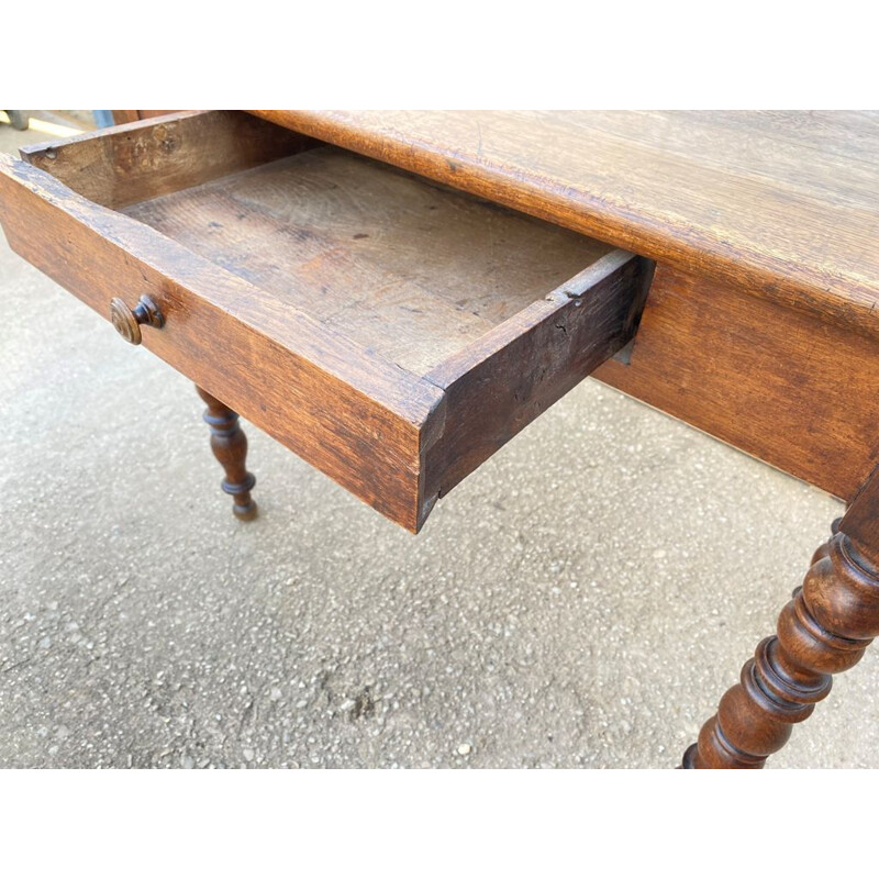 Vintage-Schreibtisch aus Massivholz
