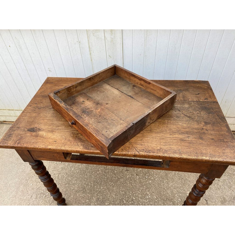 Mesa de madeira maciça Vintage