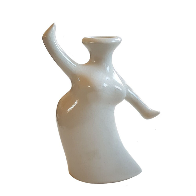 vase figurine féminine