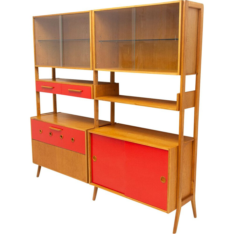 Mid century wall shelf system by František Jirák, Czechoslovakia 1960s