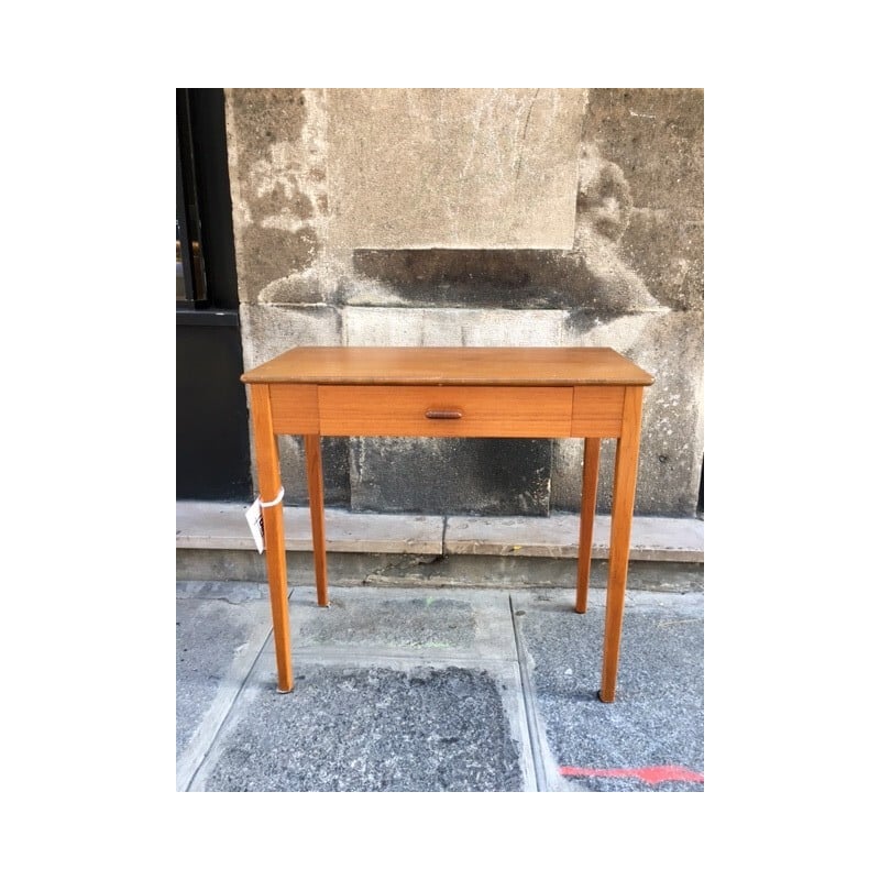 Danish night stand in teak with drawer - 1960s