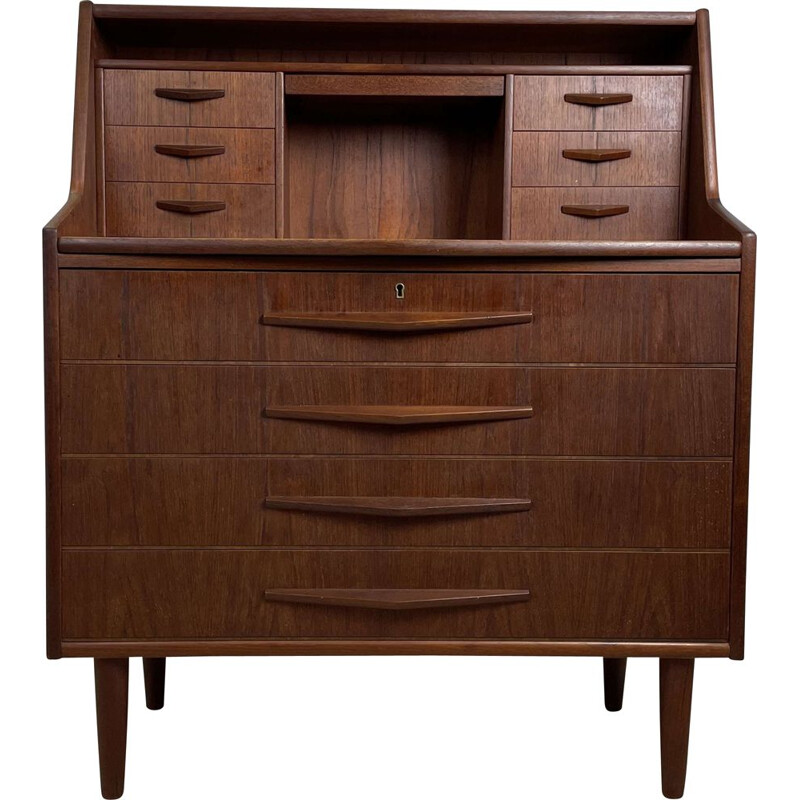 Scandinavian vintage teak secretary, Denmark 1960s