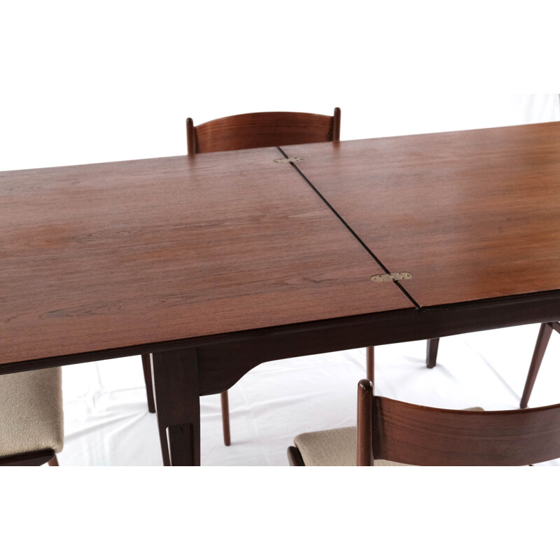 Vintage rosewood dining set by Ico Parisi, Italy 1960