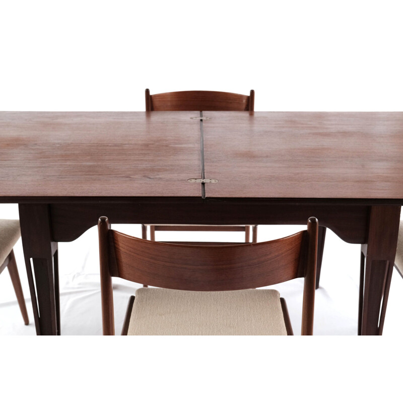 Vintage rosewood dining set by Ico Parisi, Italy 1960