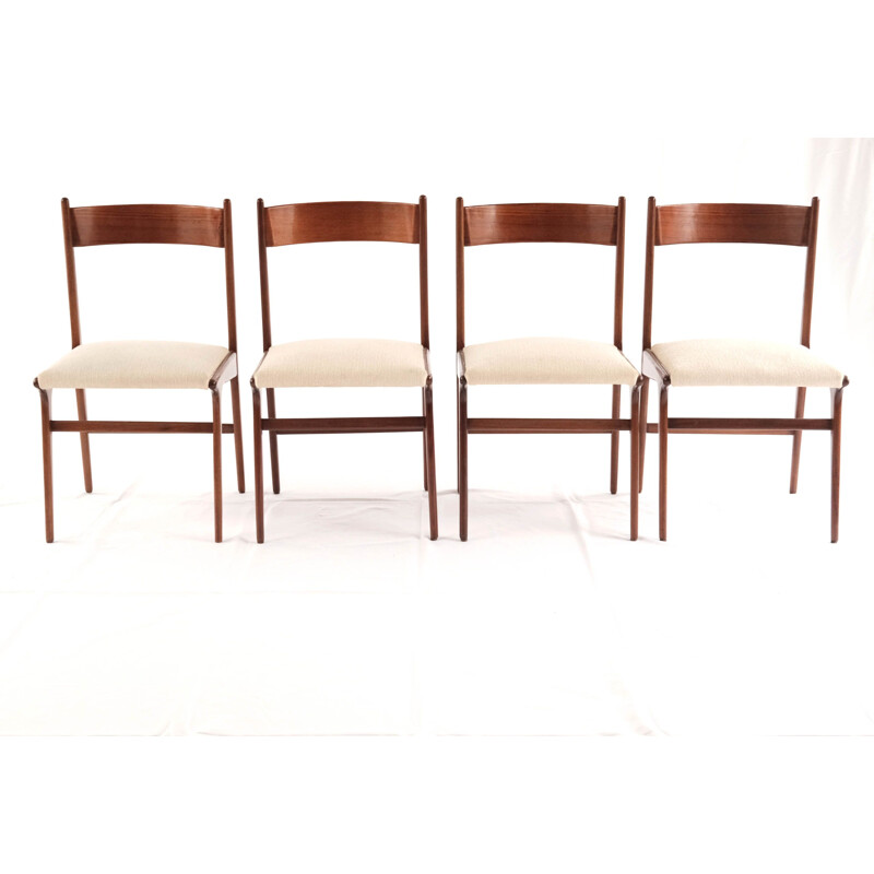 Vintage rosewood dining set by Ico Parisi, Italy 1960