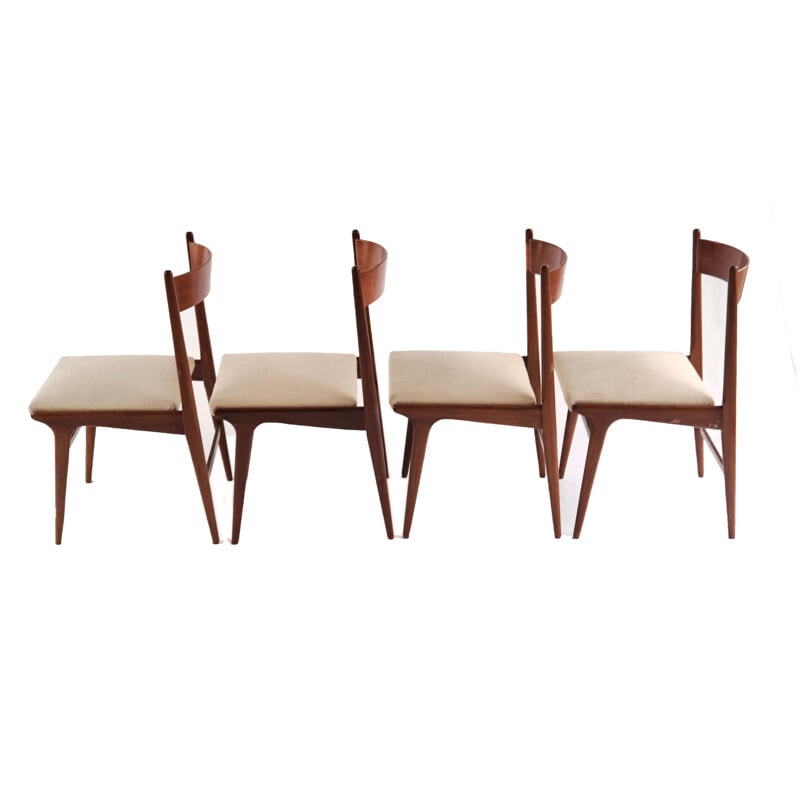 Vintage rosewood dining set by Ico Parisi, Italy 1960