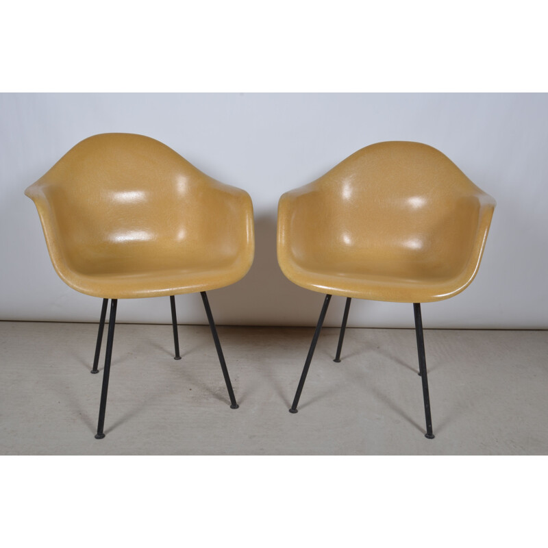 Paire de fauteuils Lah vintage par Charles & Ray Eames pour Mobilier International, 1955