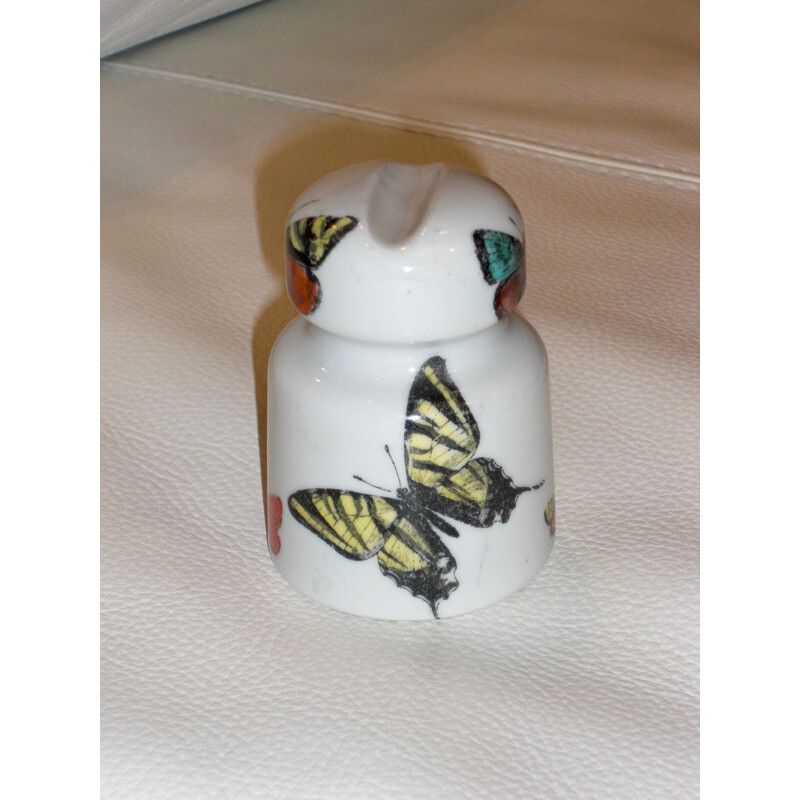 Italian ceramic paperweight with butterfly patterns, Piero FORNASETTI - 1950s