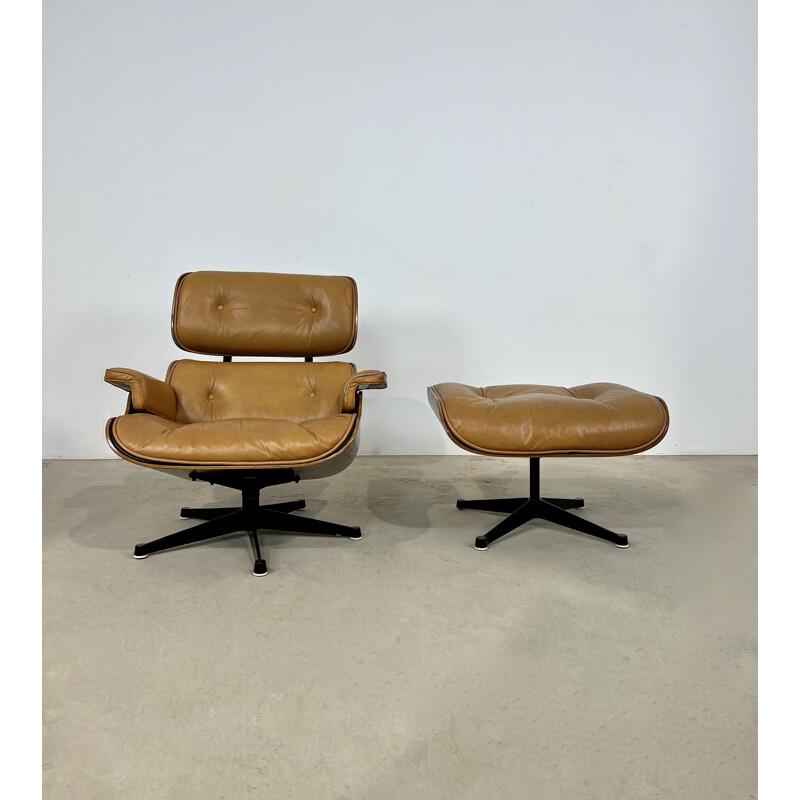 Fauteuil lounge vintage par Charles & Ray Eames pour ICF, 1970