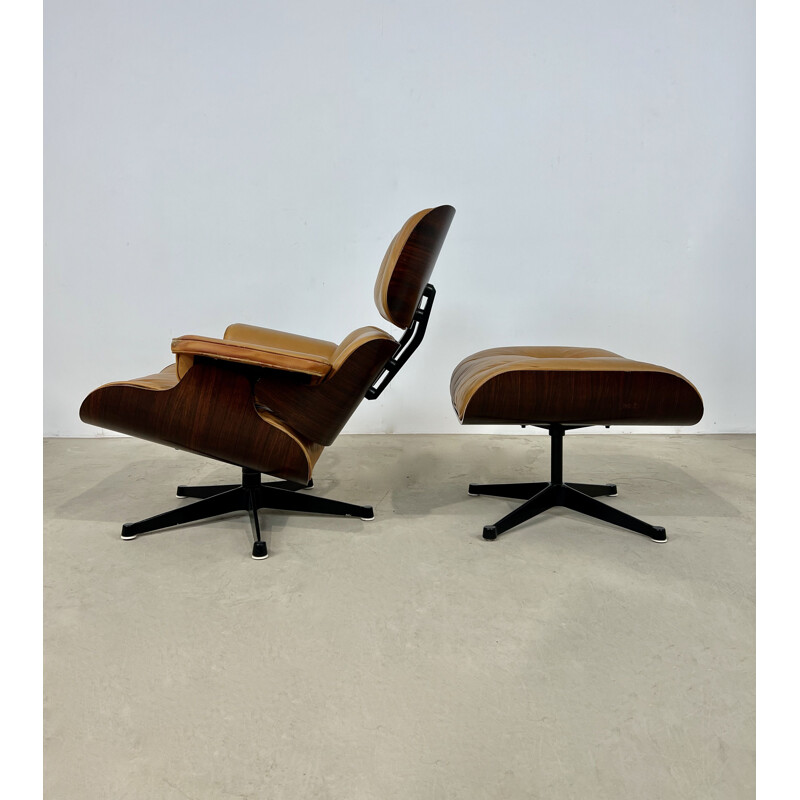 Fauteuil lounge vintage par Charles & Ray Eames pour ICF, 1970