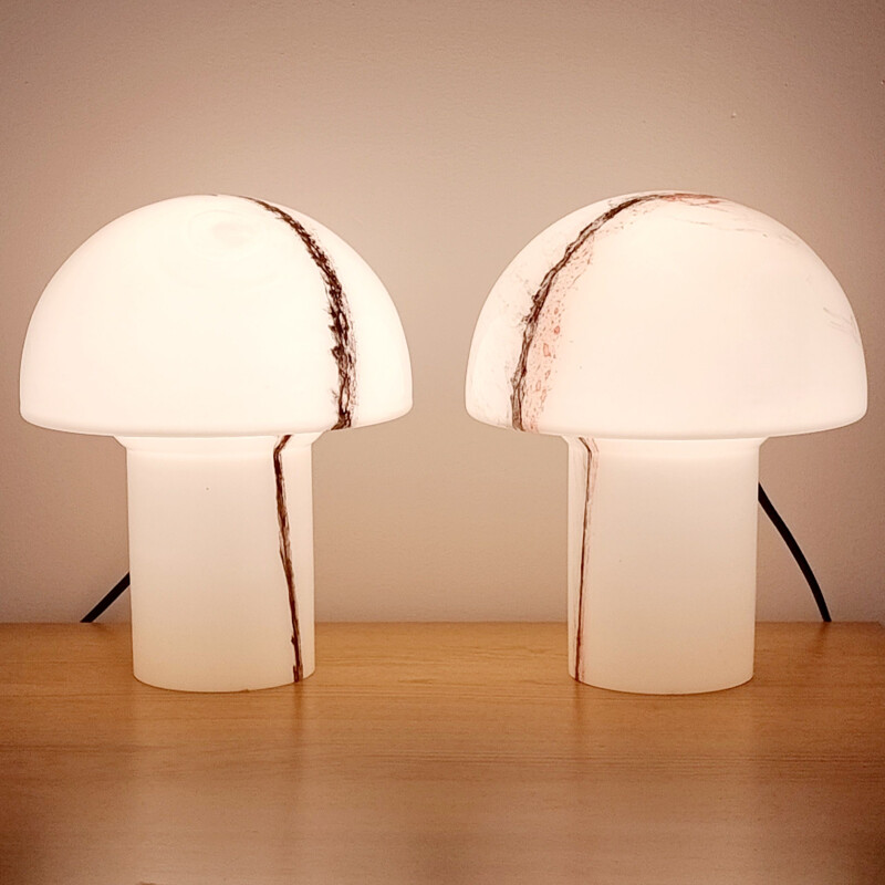 Pair of vintage "Lido" table lamps by Peill & Putzler, Germany 1970s