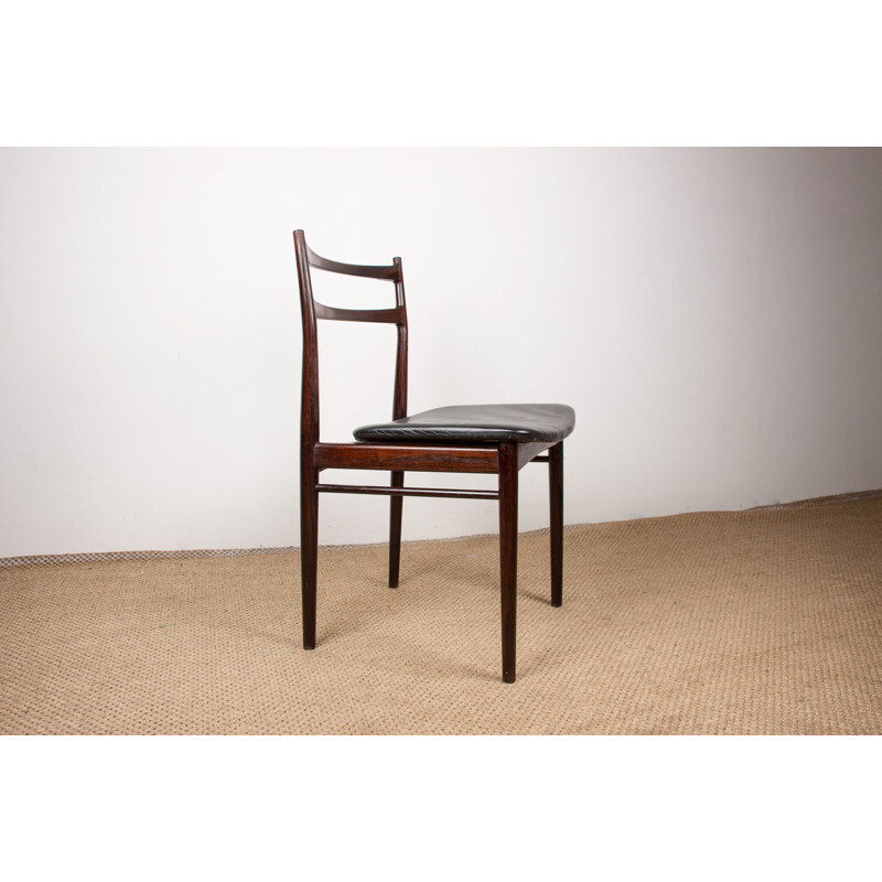 Set of 6 vintage rosewood chairs by Henry Rosengren-Hansen for Brande Mobelindustri, Denmark 1960