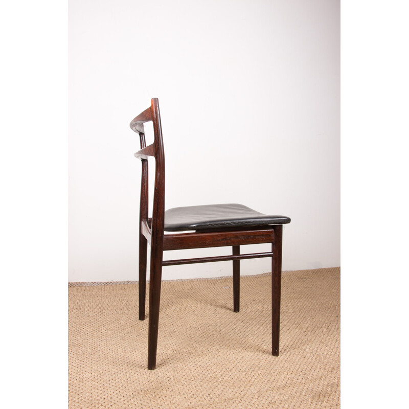 Set of 6 vintage rosewood chairs by Henry Rosengren-Hansen for Brande Mobelindustri, Denmark 1960