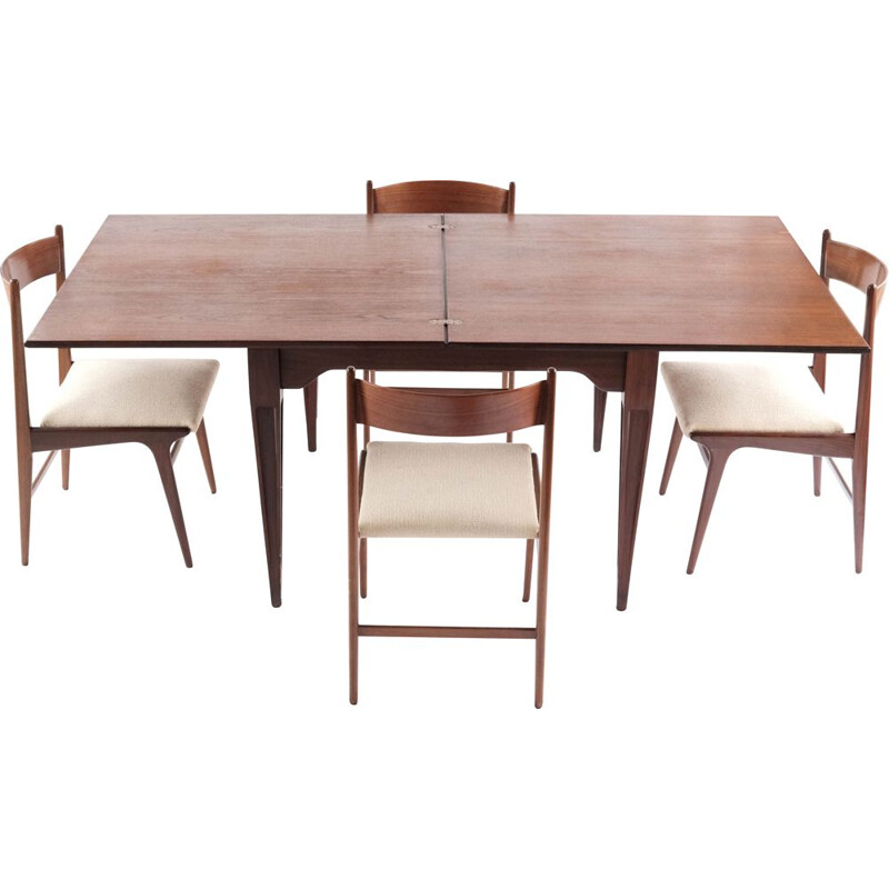 Vintage rosewood dining set by Ico Parisi, Itália 1960