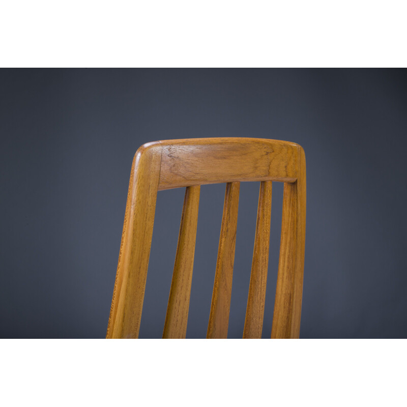 Ensemble de 4 chaises vintage Eva par Niels Koefoed pour Koefoed Hornslet, 1960