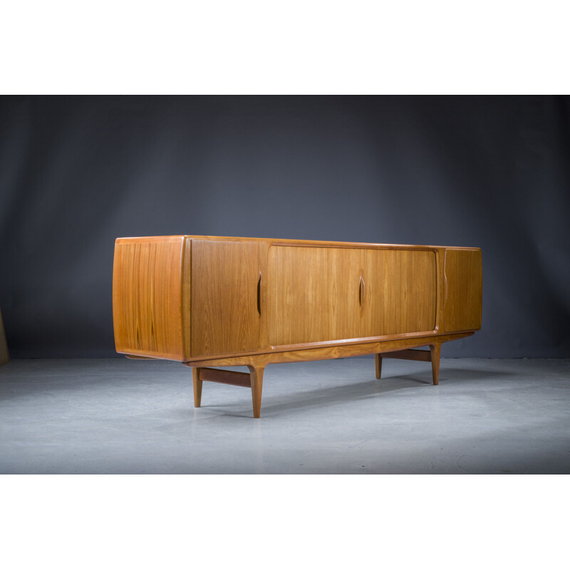 Danish vintage teak U16 sideboard by Johannes Andersen for Uldum Mobelfabrik, 1960s